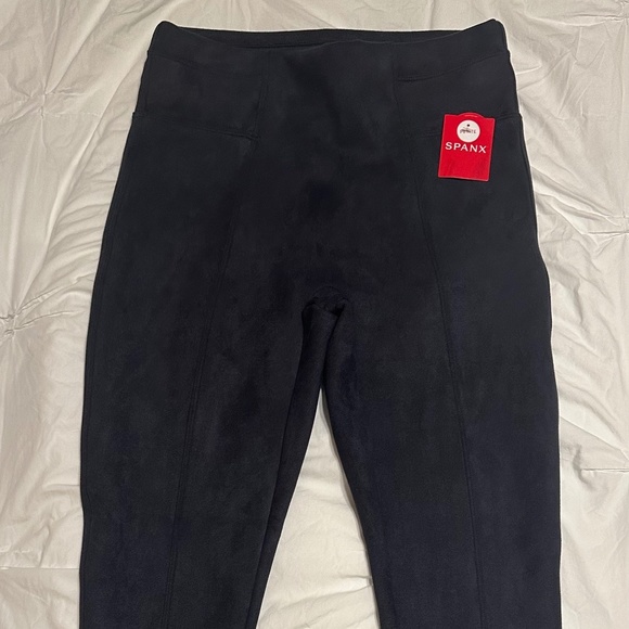 SPANX Pants - SPANX Faux Suede Leggings - Petite